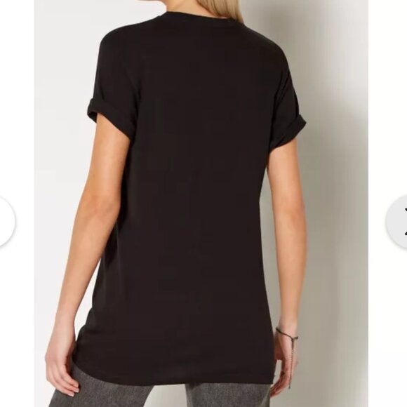 Spencer's Exclusive Official I Heart DILFS Logo Funny Black Tee Unisex Sz Small - Picture 5 of 12